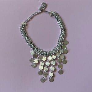 Vintage Sarah Coventry Silver tone adjustable necklace